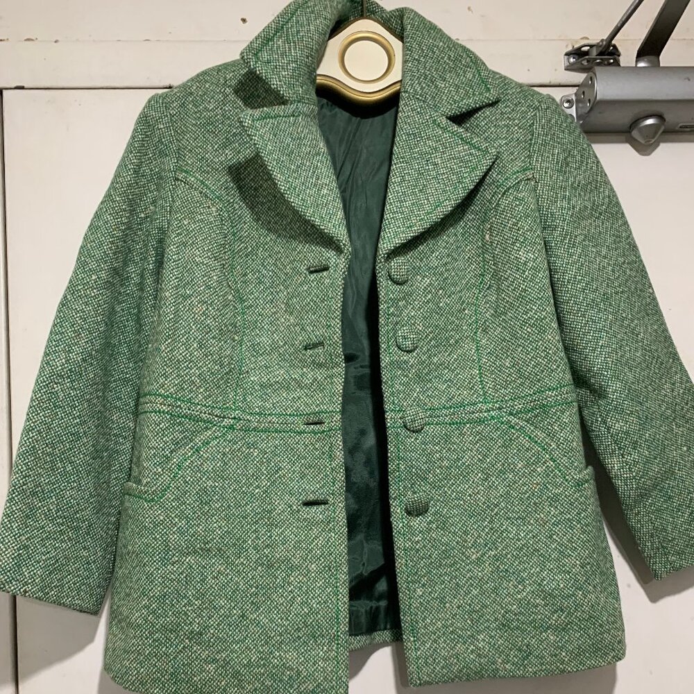 VINTAGE WOMEN'S TAILORED TWEED JACKETS SIZE S/XS